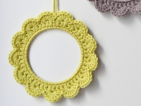dawanda Mademoiselle NoM Crochet Picture Frame